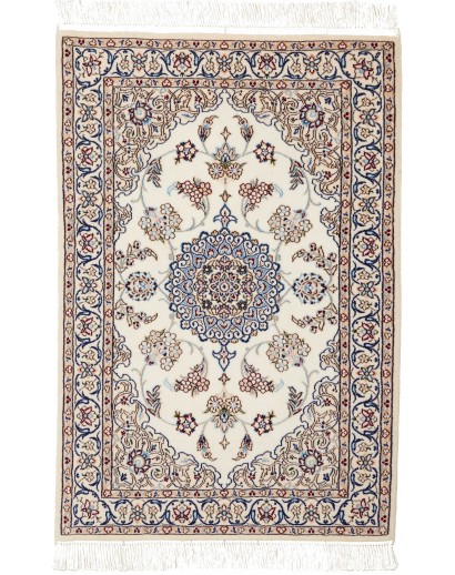 Tappeto Nain 6La Persia bianco grigio 62x93