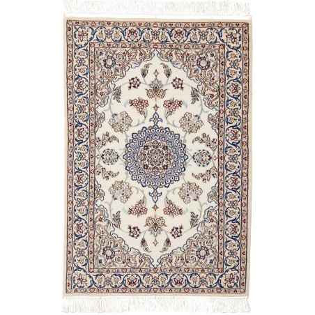 Tappeto Nain 6La Persia bianco grigio 62x93