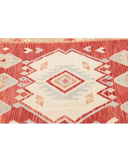 Tappeto Kilim Afghanistan marrone giallo 153x187