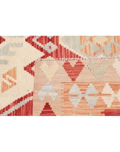 Tappeto Kilim Afghanistan marrone giallo 153x187