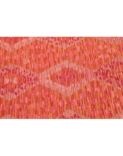 Tappeto Kilim Afghanistan rosso arancione 152x196
