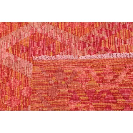 Tappeto Kilim Afghanistan rosso arancione 152x196