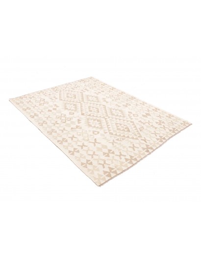 Tappeto Kilim Afghanistan bianco 145x189