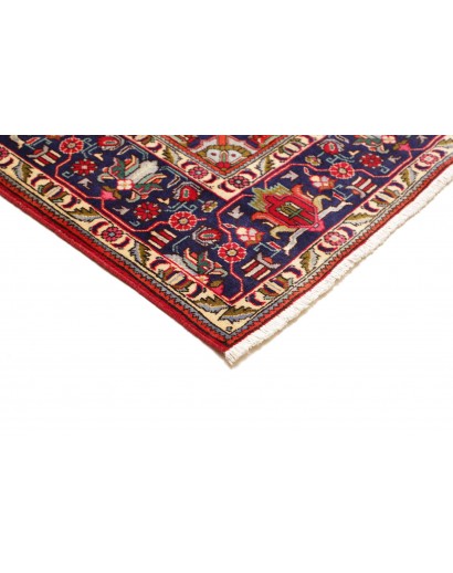 Tappeto Tabriz Persia marrone giallo 202x302