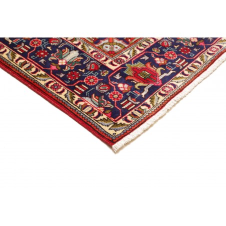 Tappeto Tabriz Persia marrone giallo 202x302