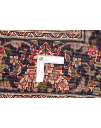 Tappeto Tabriz Persia marrone giallo 202x302