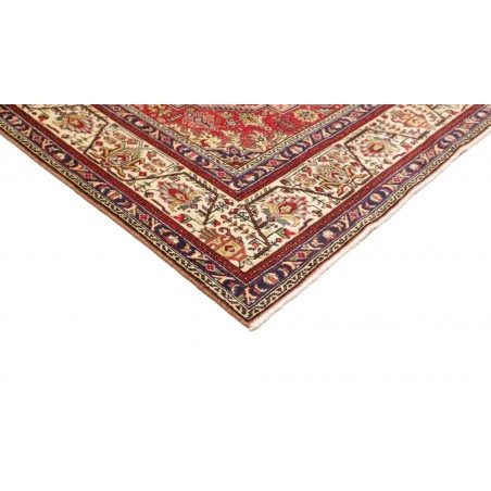 Tappeto Tabriz Persia marrone giallo 200x302