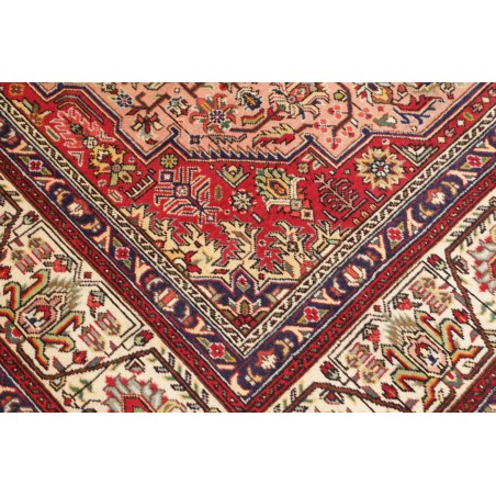 Tappeto Tabriz Persia marrone giallo 200x302