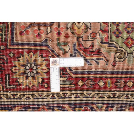 Tappeto Tabriz Persia marrone giallo 200x302
