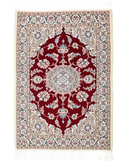 Tappeto Nain 6La Persia bianco grigio 62x93