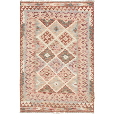 Tappeto Kilim Afghanistan marrone 126x186
