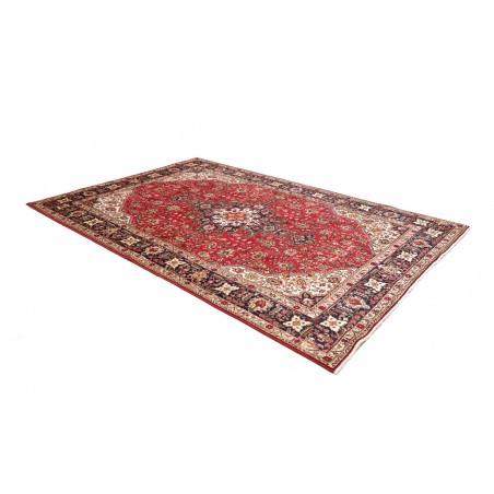 Tappeto Tabriz Persia marrone giallo 195x298