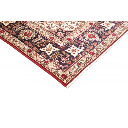 Tappeto Tabriz Persia marrone giallo 195x298