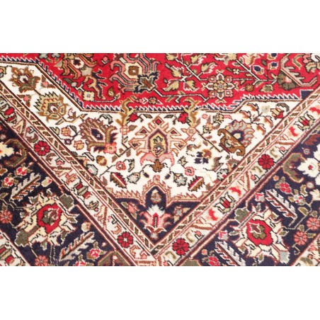 Tappeto Tabriz Persia marrone giallo 195x298