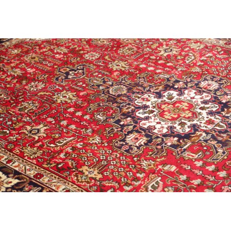 Tappeto Tabriz Persia marrone giallo 195x298