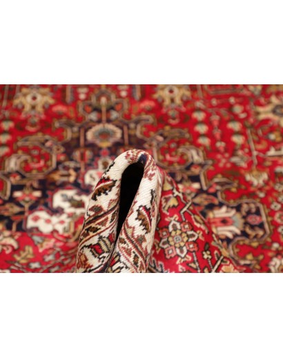 Tappeto Tabriz Persia marrone giallo 195x298