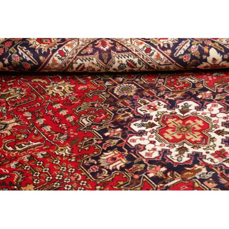 Tappeto Tabriz Persia marrone giallo 195x298