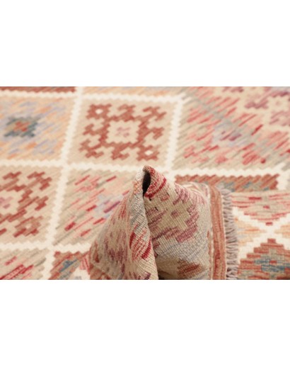 Tappeto Kilim Afghanistan marrone 126x186