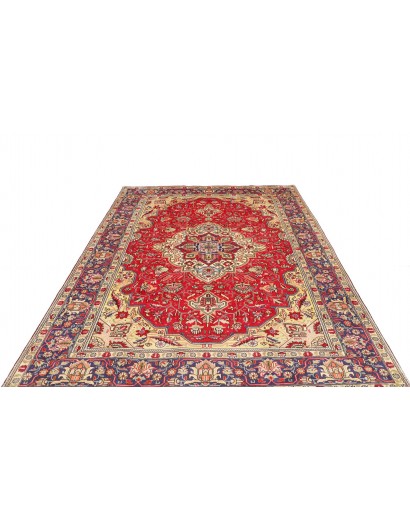 Tappeto Tabriz Persia giallo rosso 200x282