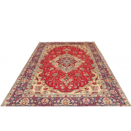Tappeto Tabriz Persia giallo rosso 200x282