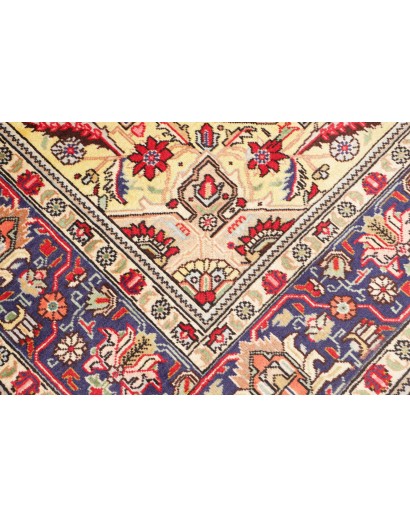 Tappeto Tabriz Persia giallo rosso 200x282