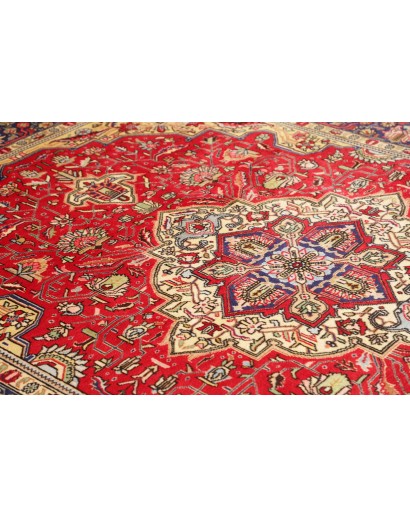 Tappeto Tabriz Persia giallo rosso 200x282