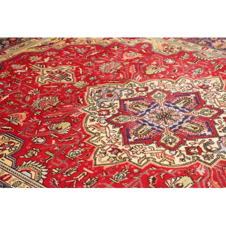 Tappeto Tabriz Persia giallo rosso 200x282
