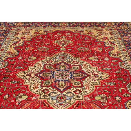Tappeto Tabriz Persia giallo rosso 200x282