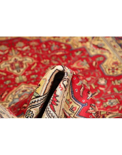 Tappeto Tabriz Persia giallo rosso 200x282