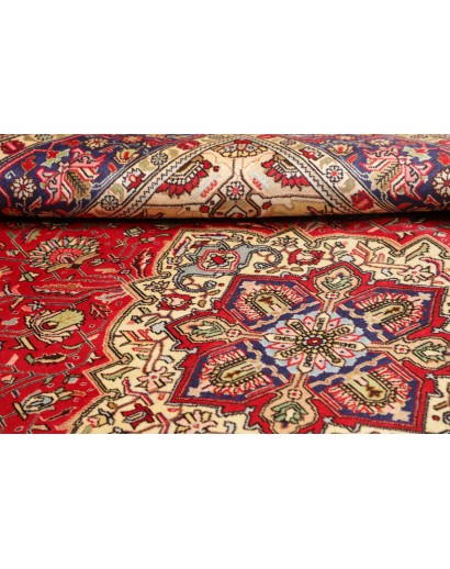 Tappeto Tabriz Persia giallo rosso 200x282
