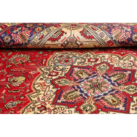 Tappeto Tabriz Persia giallo rosso 200x282