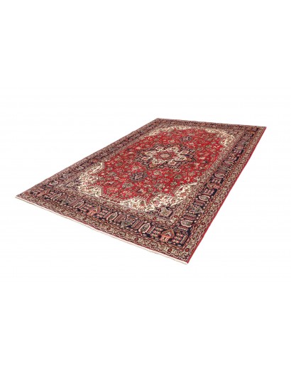 Tappeto Tabriz Persia marrone giallo 200x293