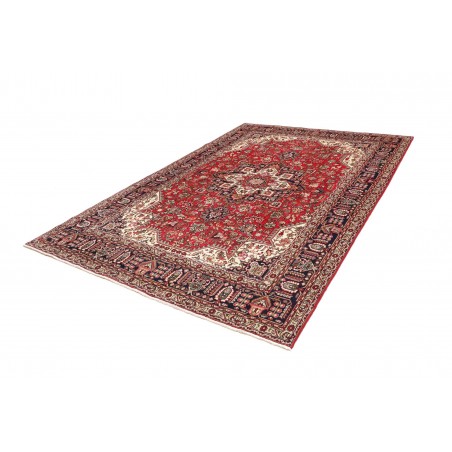 Tappeto Tabriz Persia marrone giallo 200x293