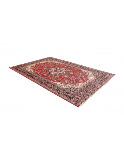 Tappeto Tabriz Persia marrone giallo 200x293