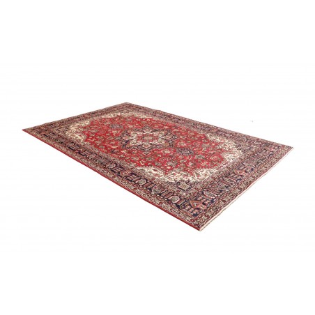 Tappeto Tabriz Persia marrone giallo 200x293