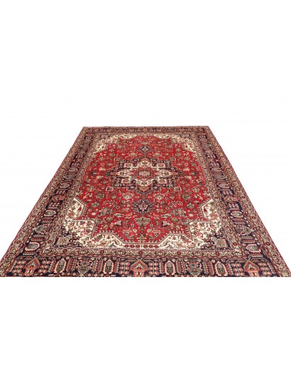Tappeto Tabriz Persia marrone giallo 200x293