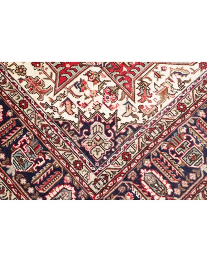 Tappeto Tabriz Persia marrone giallo 200x293