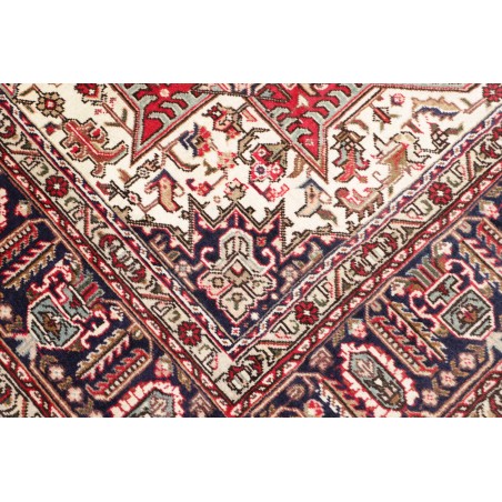 Tappeto Tabriz Persia marrone giallo 200x293
