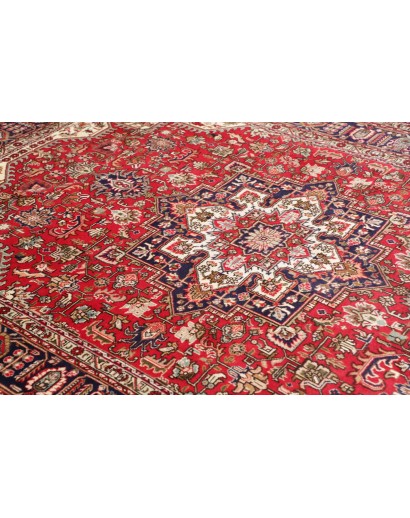 Tappeto Tabriz Persia marrone giallo 200x293
