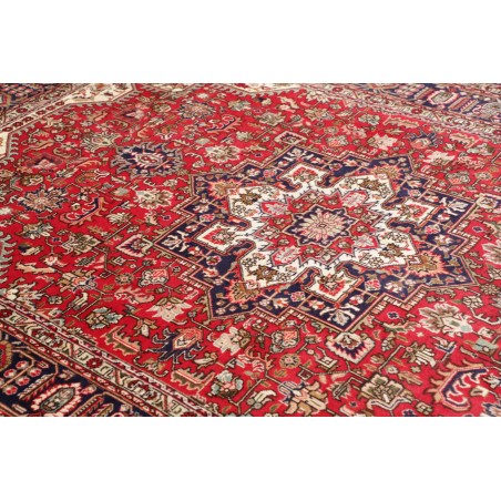 Tappeto Tabriz Persia marrone giallo 200x293