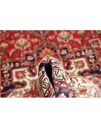 Tappeto Tabriz Persia marrone giallo 200x293
