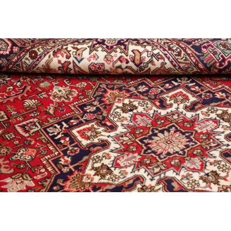 Tappeto Tabriz Persia marrone giallo 200x293
