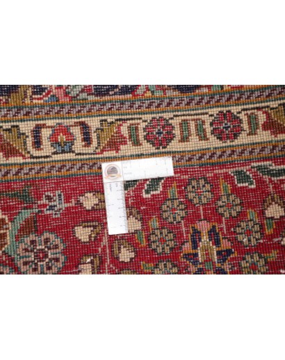 Tappeto Tabriz Persia marrone giallo 200x293