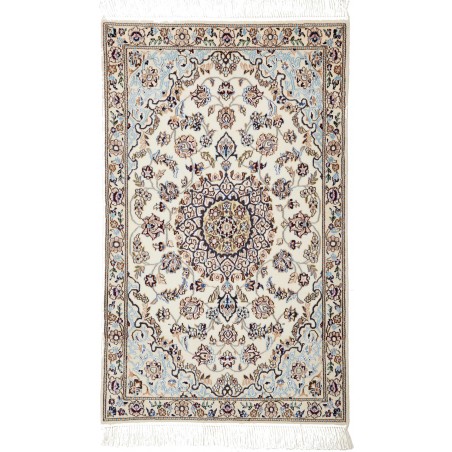 Tappeto Nain 6La Persia bianco grigio 63x103