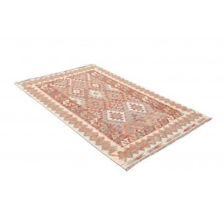 Tappeto Kilim Afghanistan marrone rosso 119x184