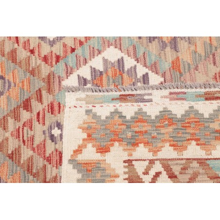 Tappeto Kilim Afghanistan marrone rosso 119x184