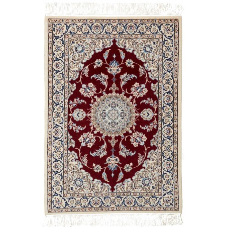 Tappeto Nain 6La Persia beige blu 64x93