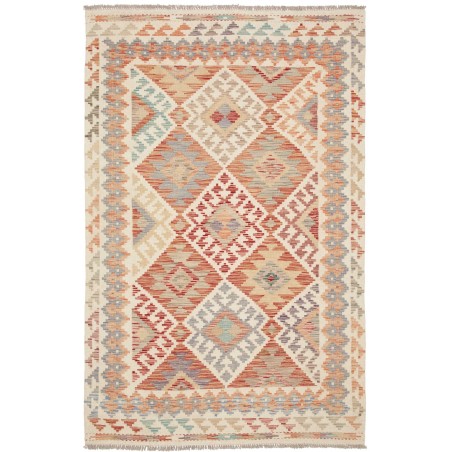 Tappeto Kilim Afghanistan marrone 124x197