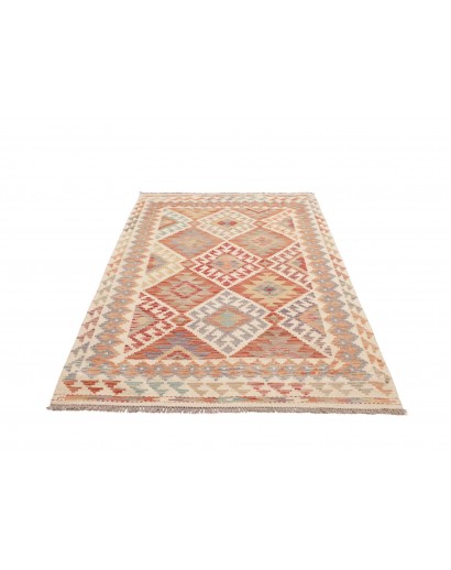 Tappeto Kilim Afghanistan marrone 124x197