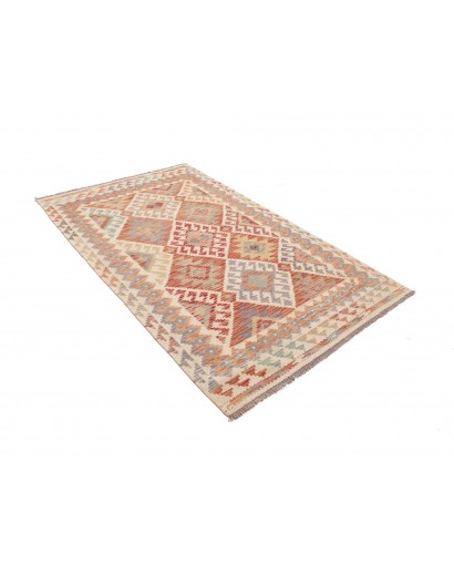 Tappeto Kilim Afghanistan marrone 124x197